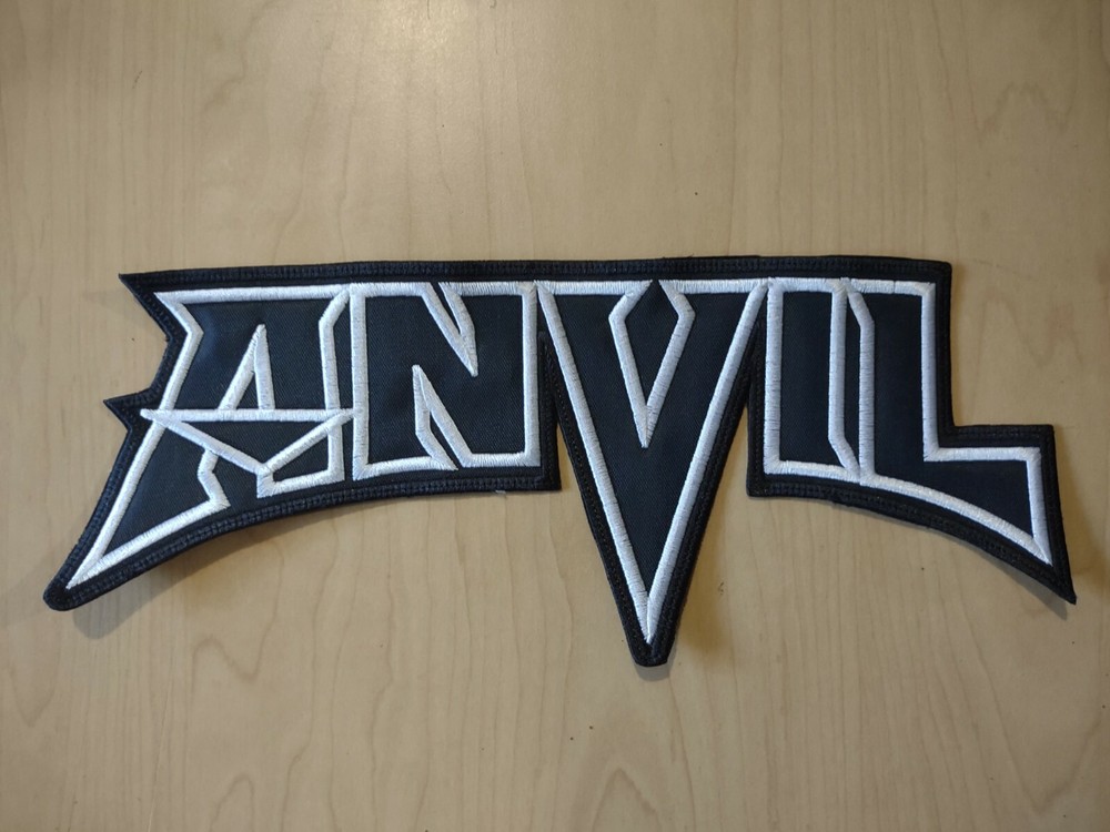 ANVIL,SEW ON WHITE EMBROIDERED LARGE BACK PATCH