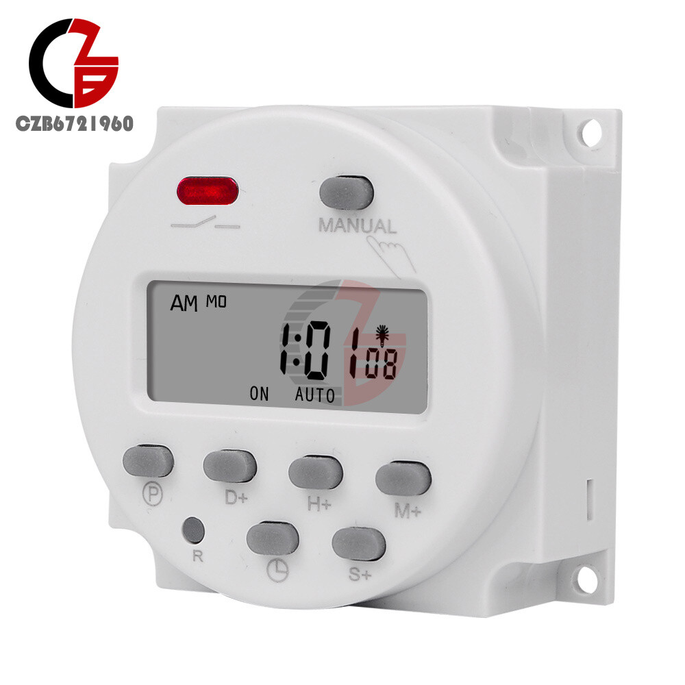 DC 12V 24V AC 110V CN101S Timer Switch Controller Automatic Cycle Timing Switch