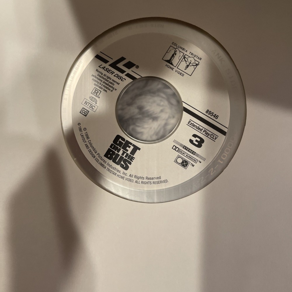 Get on the Bus (Laserdisc, 1997)