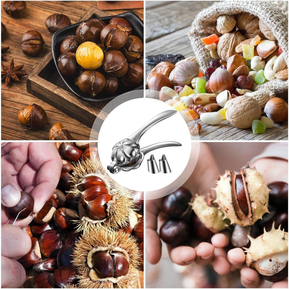 Manual Chestnut Cutter & Walnut Nut Cracker Kitchen Tool