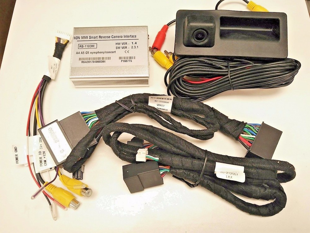 *US Stock* Audi A4 A5 Q5 Rear View Camera Interface Kit Reverse Backup Improved