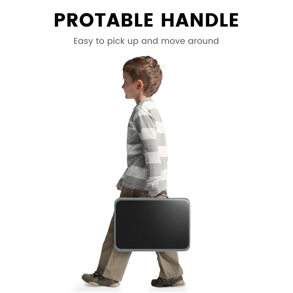 1 Step Stool Folding Height-Adjustable Stool with Anti-Slip Platform Portable...