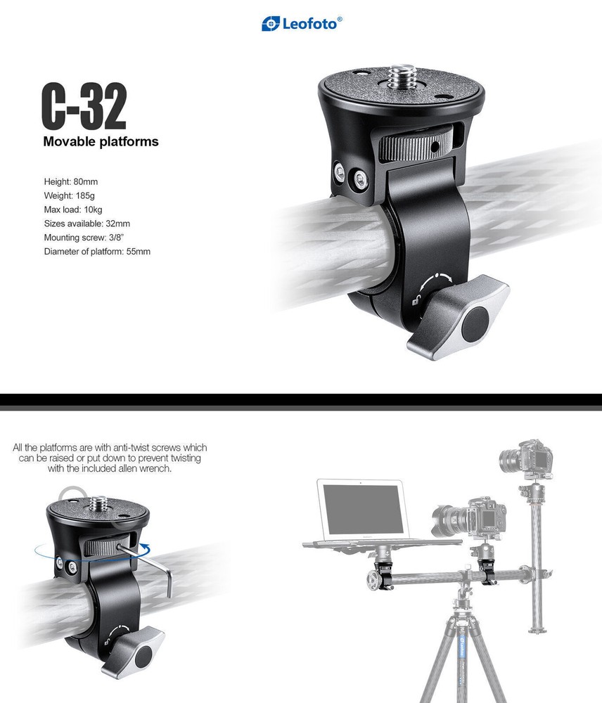 Leofoto C-32 Movable Platform for HC-32