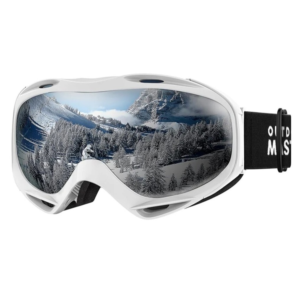 Outdoormaster OTG Ski Goggles White Frame VLT 11.7%