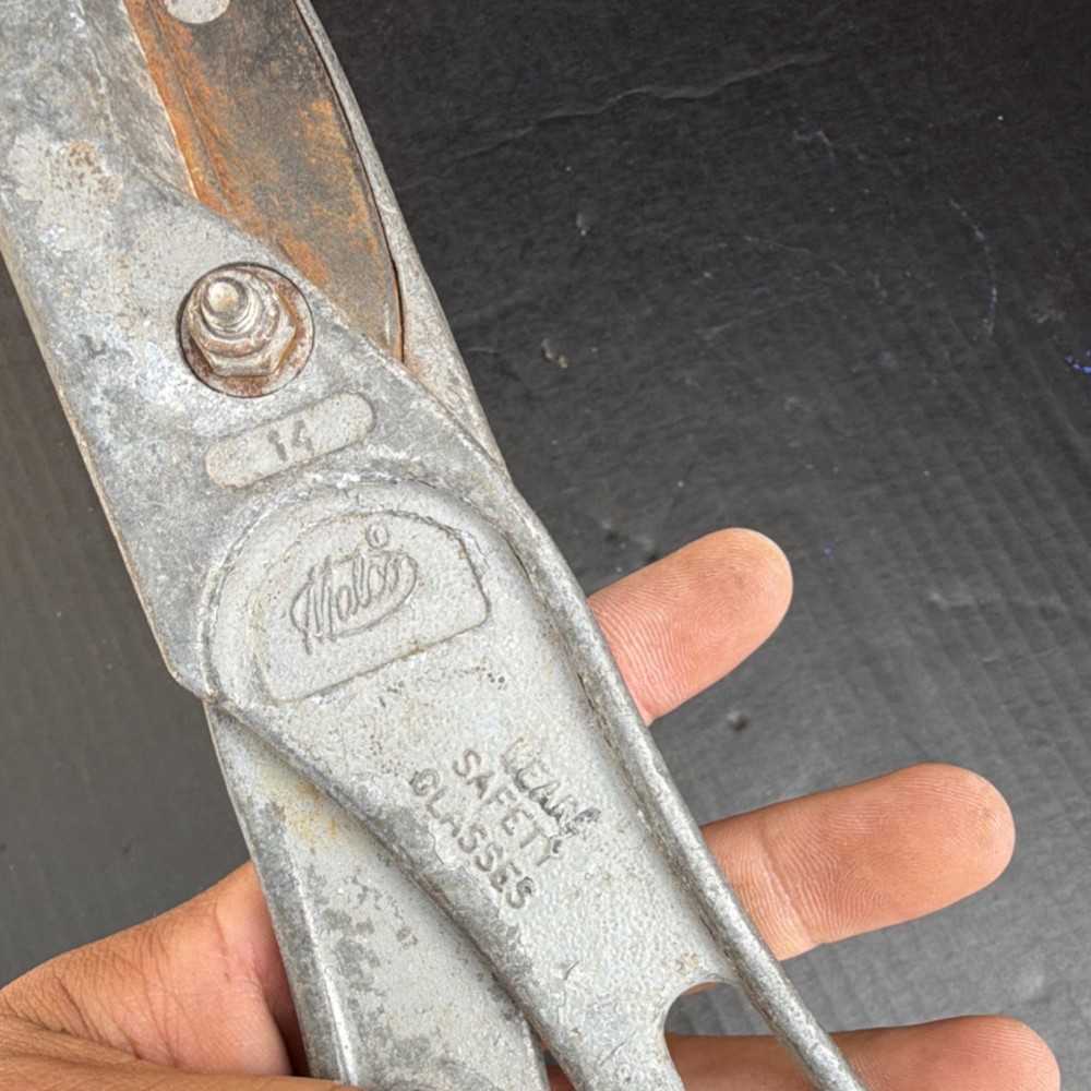 Metis Manual Sheet Metal Shears 14 Capacity Hand Tool