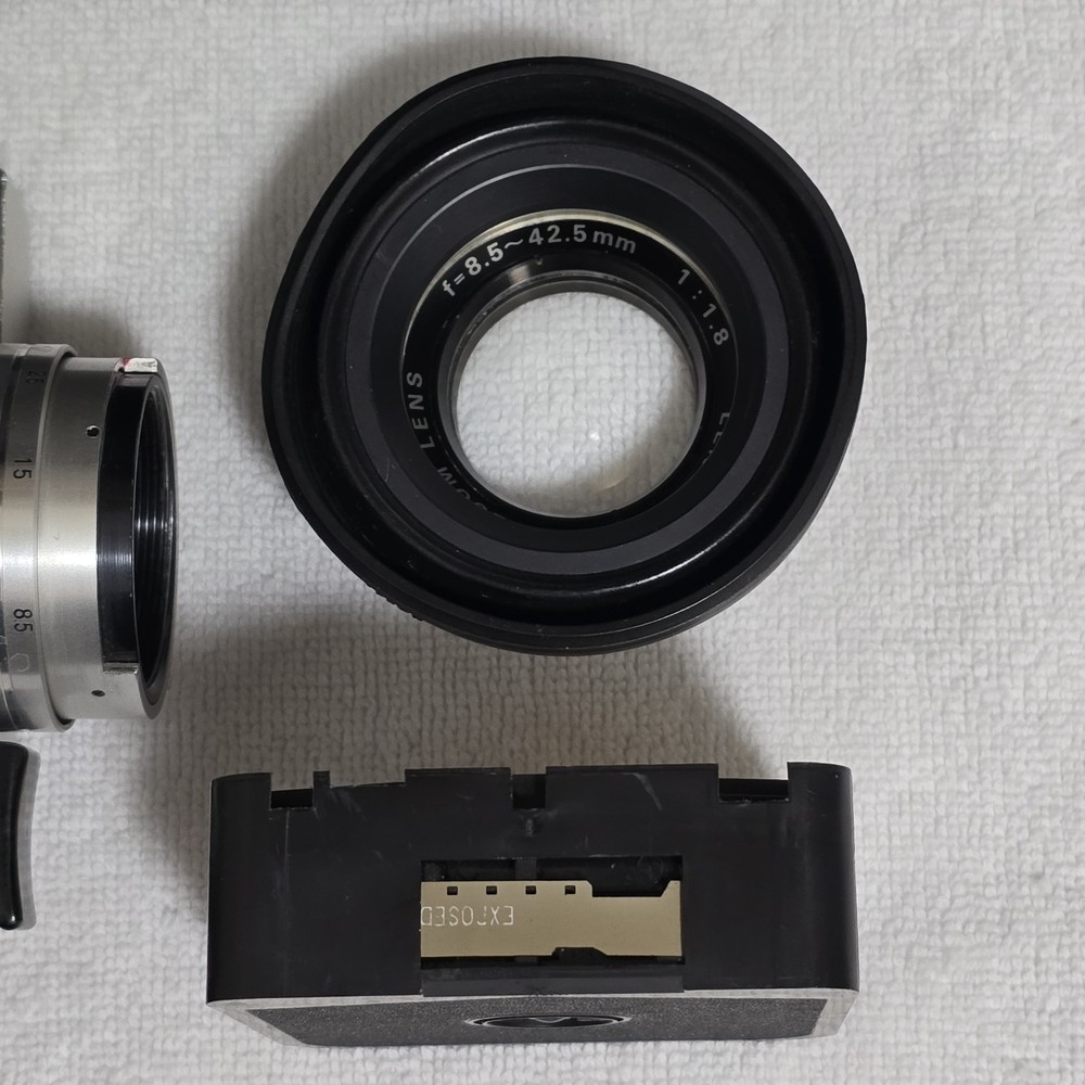 Vintage Super 8 Reflex Zoom Camera Lentar 5x Lens Bundle Untested
