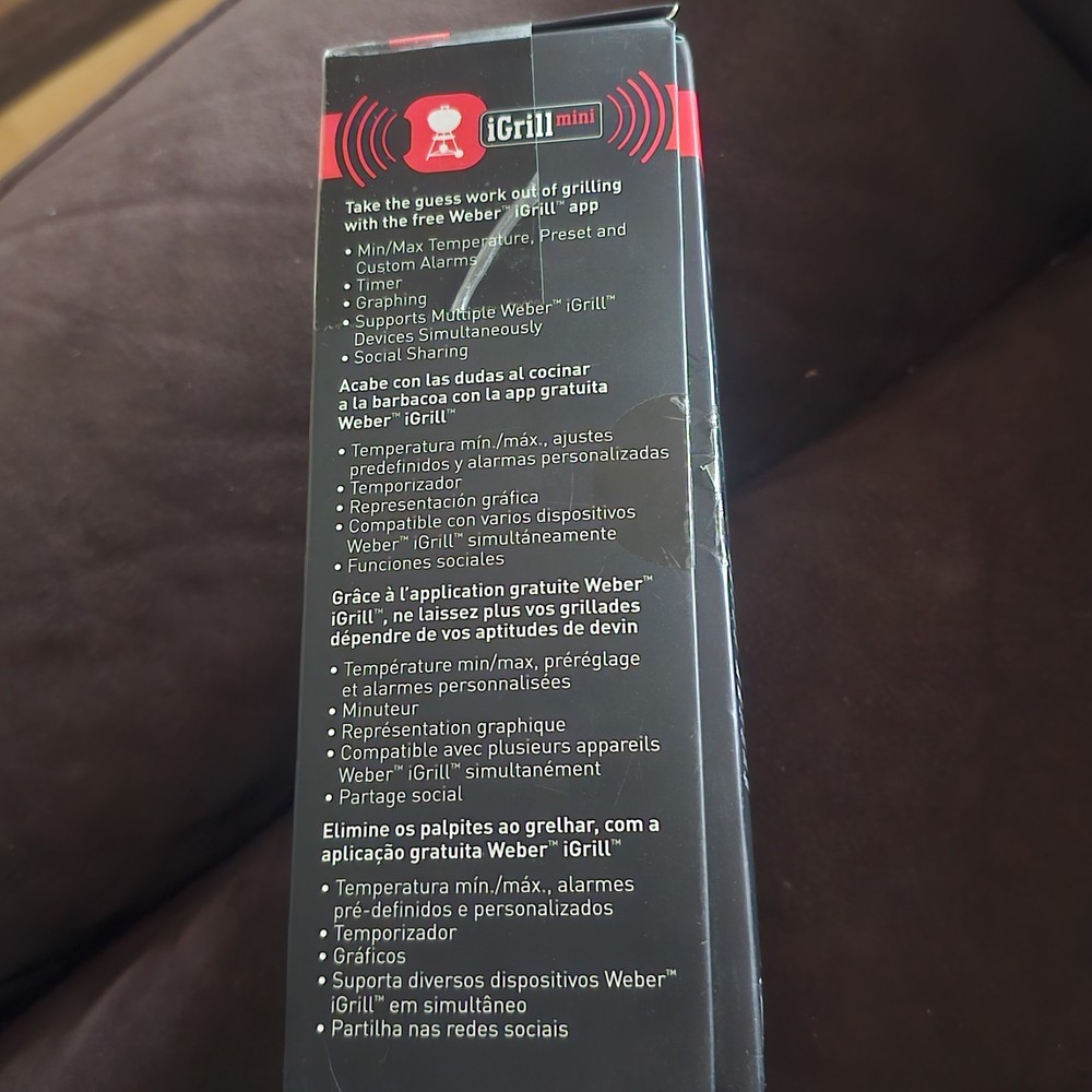 Weber iGrill Mini Digital All Bluetooth Thermometer 2156