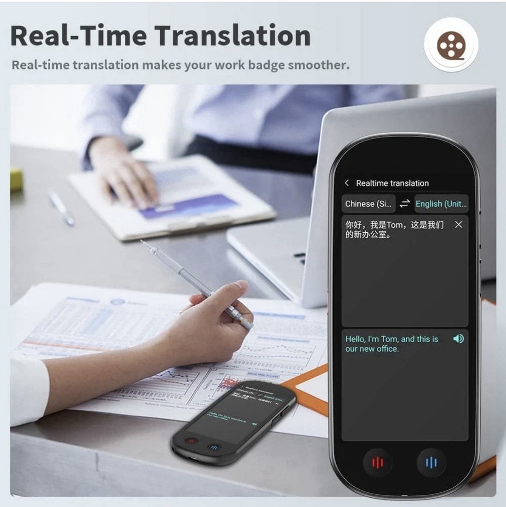 Z9 AI Translator - Offline Language Packs Real-Time Communication Device