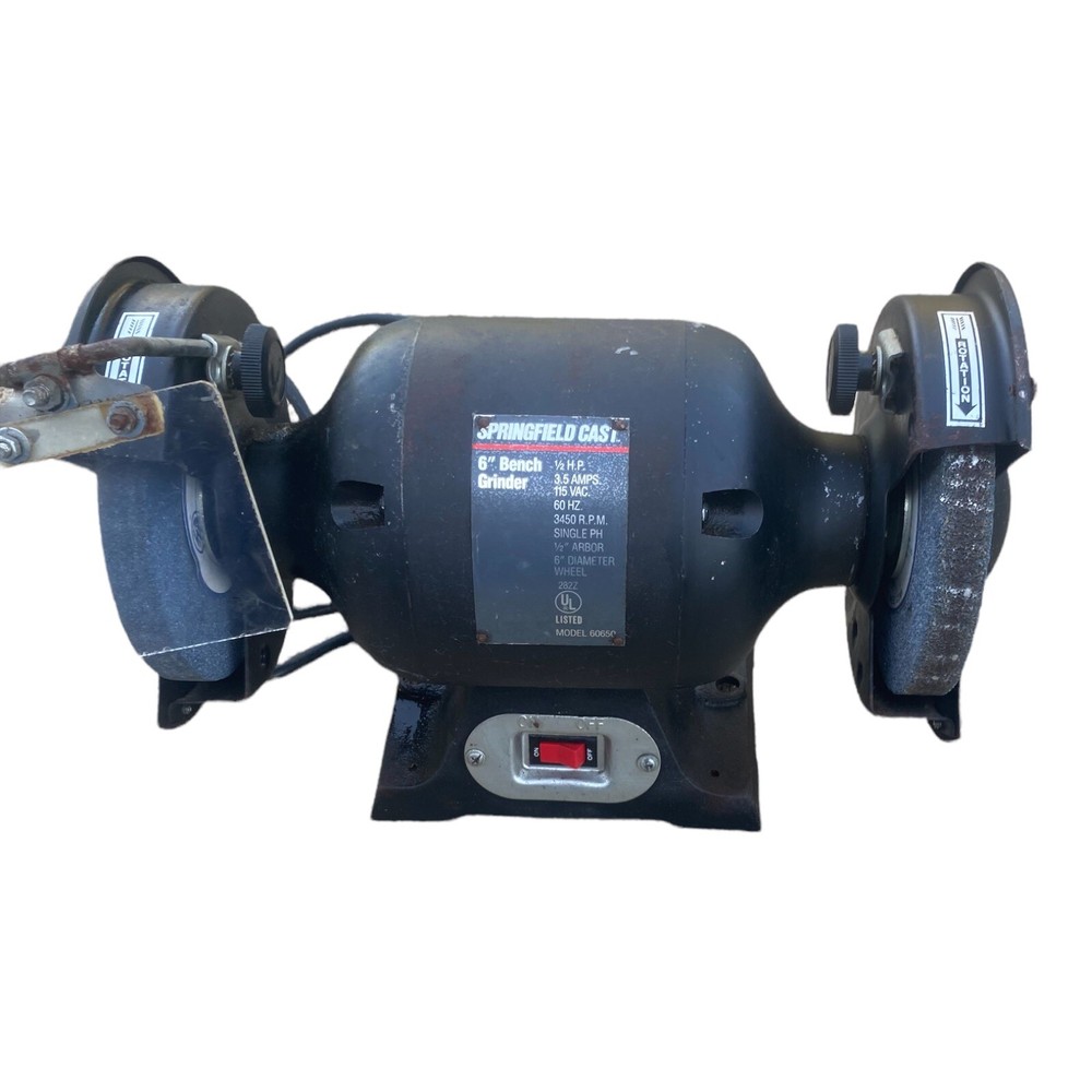 Springfield Cast 6" Bench Grinder