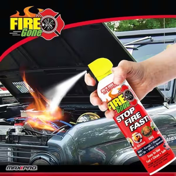 16 Oz. A:B:C Multiple Use Fire Extinguisher Spray Suppressant 2-Pack