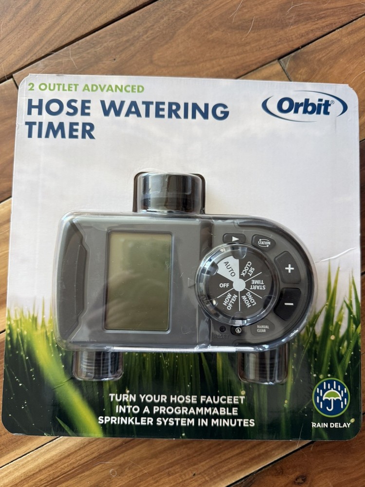 Orbit 2-Outlet Programmable Hose Watering Timer Sprinkler Timer