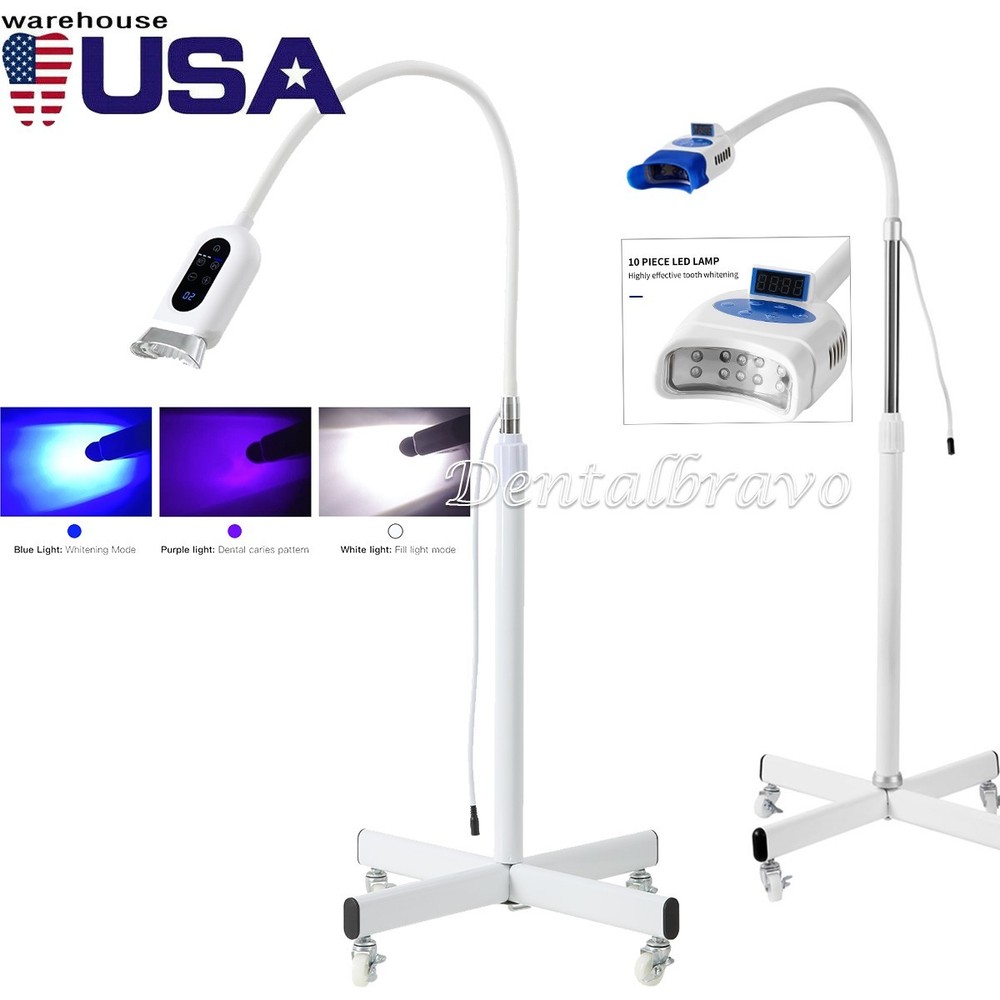 Dental Teeth Whitening Machine Mobile Cold LED Light Bleaching Accelerator Lamp