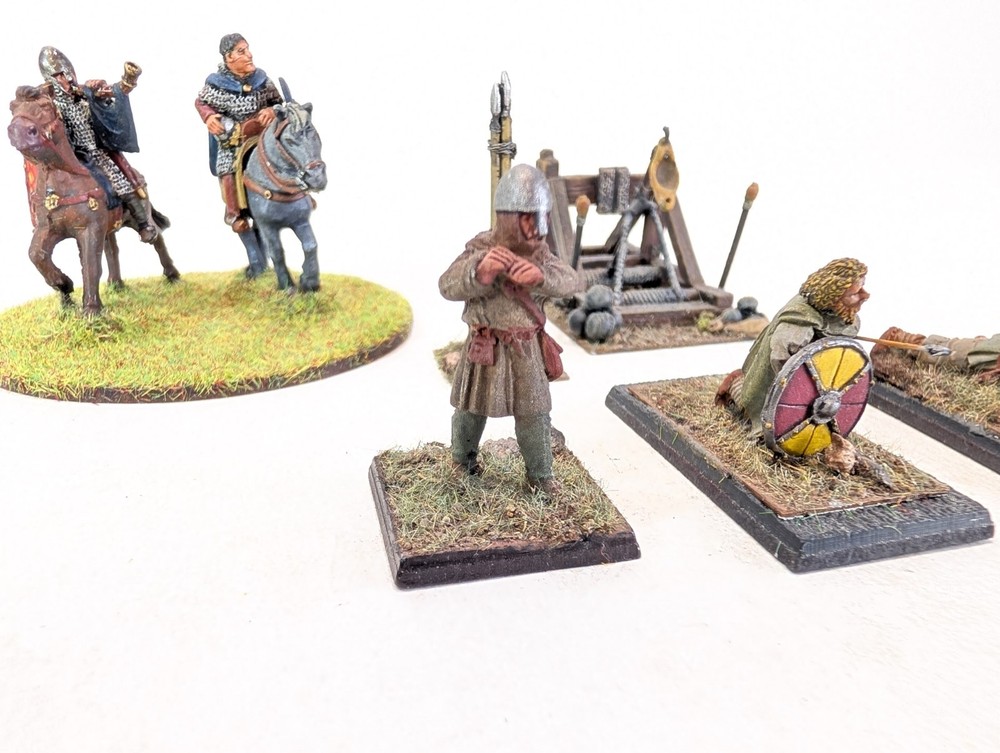 28mm Victrix Norman Midieval Vikings War Catapult Lot Pro Painted