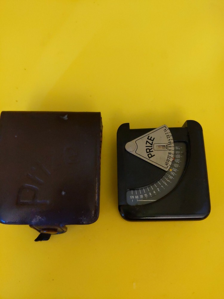 Vintage PriNZ Camera Flash Meter! Prize Meter With Leather Case! Bn1