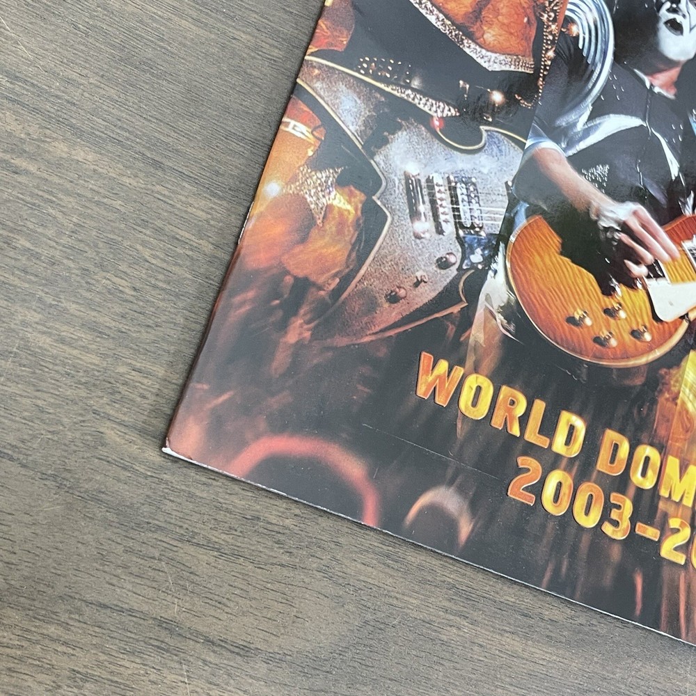 2003-2004 Kiss World Domination Tour Program Book Booklet Kiss Collectible