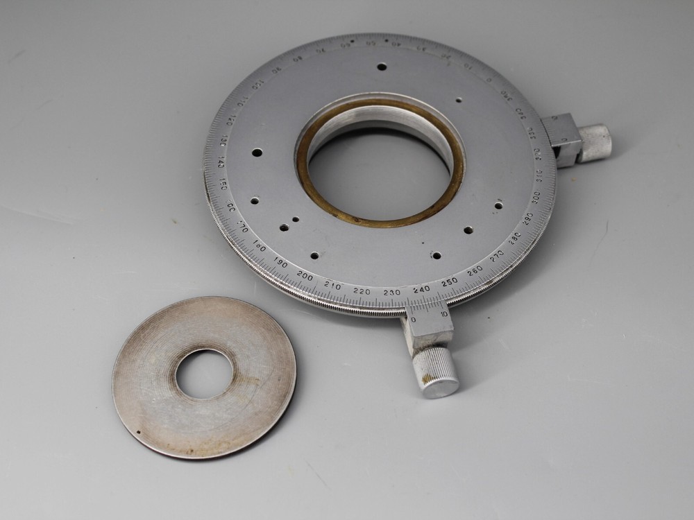 LOMO USSR Polarising Microscope Rotating Table MIN8