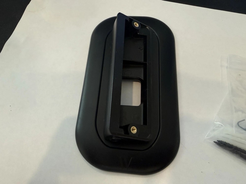 Ring HD Video Doorbell Wired Black w/Angle Bracket