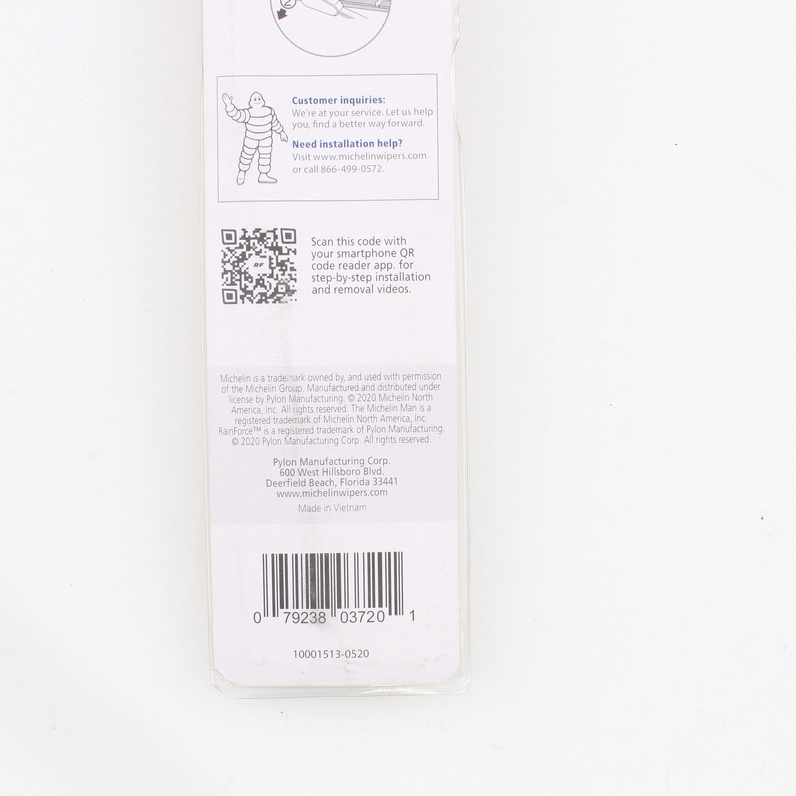 Michelin 20" RainForce All Weather Performance Series Wiper Blade Steel Frame