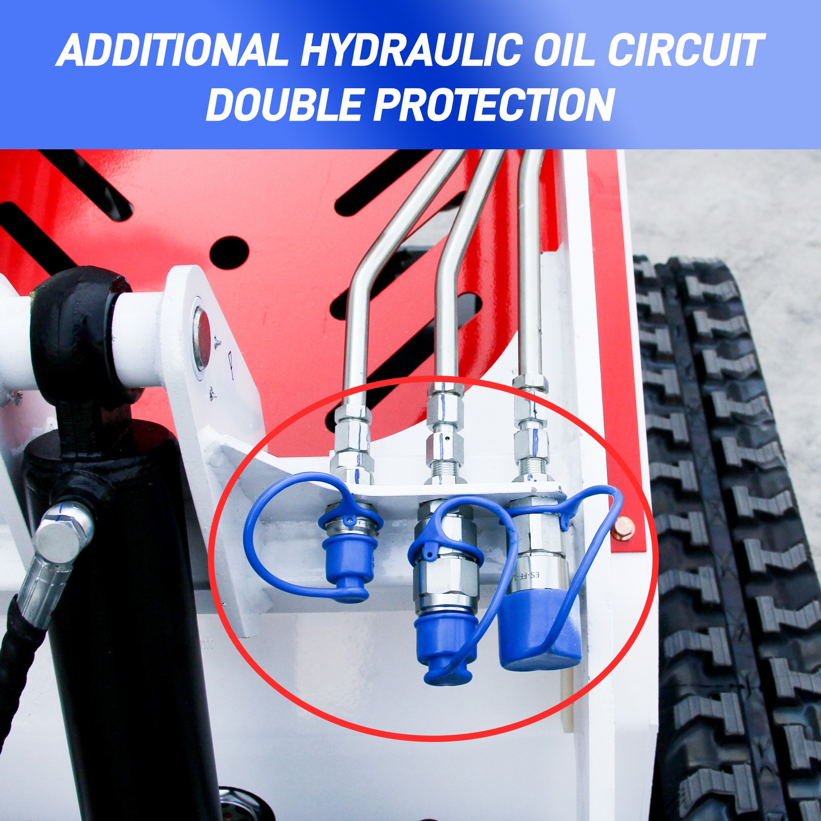 B&S Engine Mini Skid Steer Track Loader Crawler with 2 Attachments