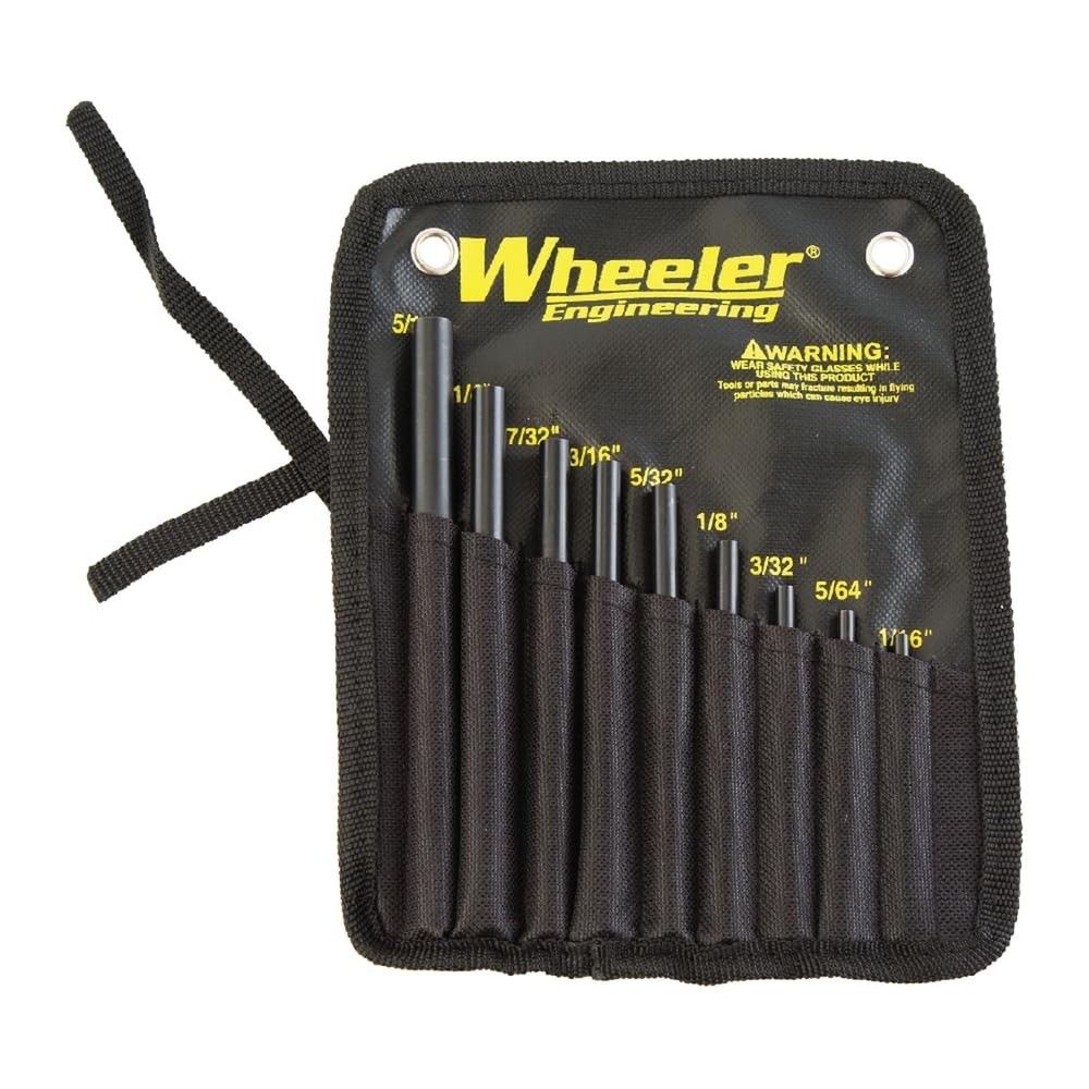 Wheeler Engineering Roll Pin Starter Punch Set for Gunsmithing