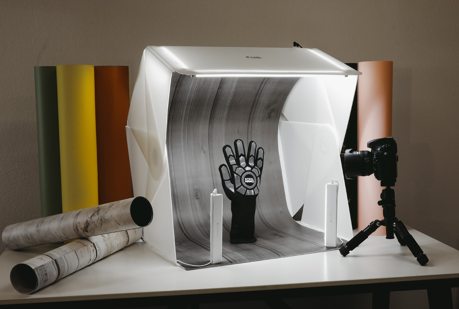 📸Foldio3 + Halo Bars💡 | 25" Portable Foldable Product Photo Lightning Studio w