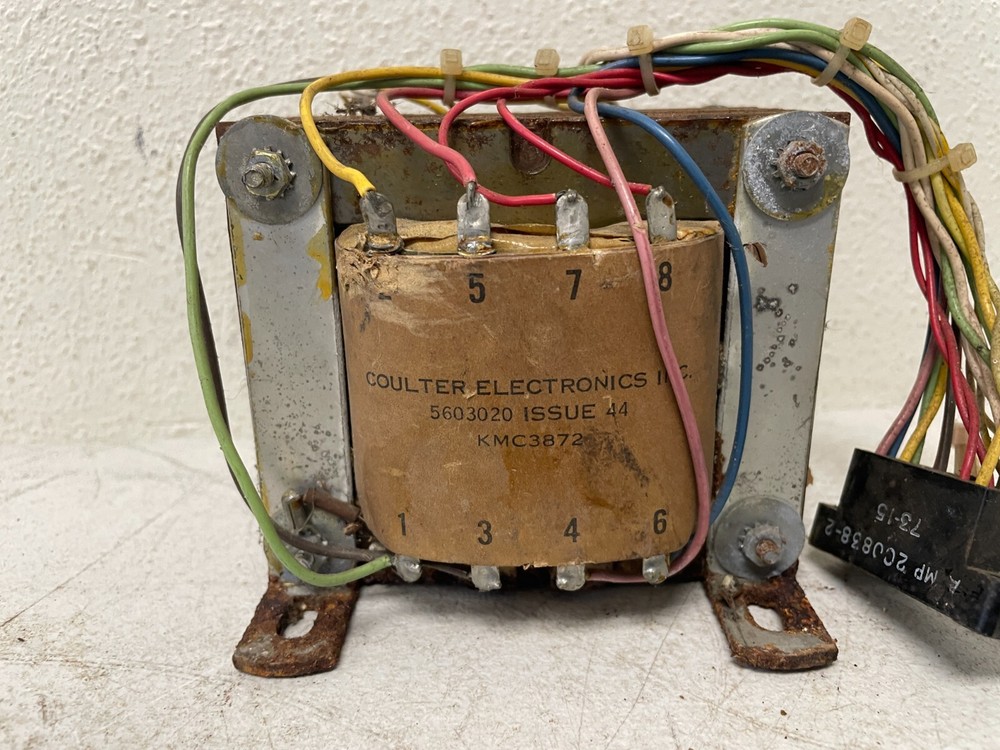 Vintage Coulter Electronics Transformer 5603020 Issue 44 – Lab Equipment