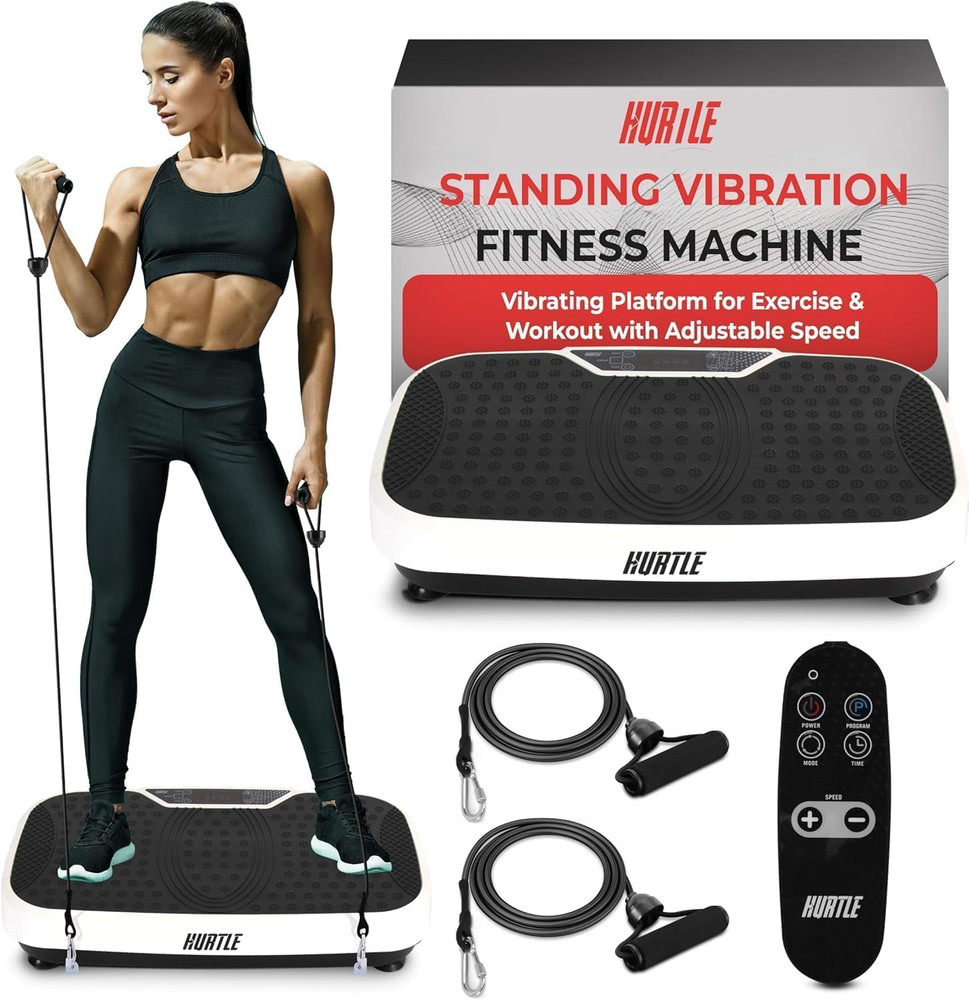 Vibration Platform Machine - Whole Body Shaker for Home Gym Workout Training