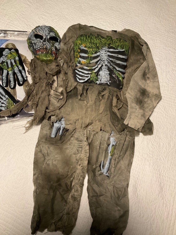zombie skeleton halloween costume