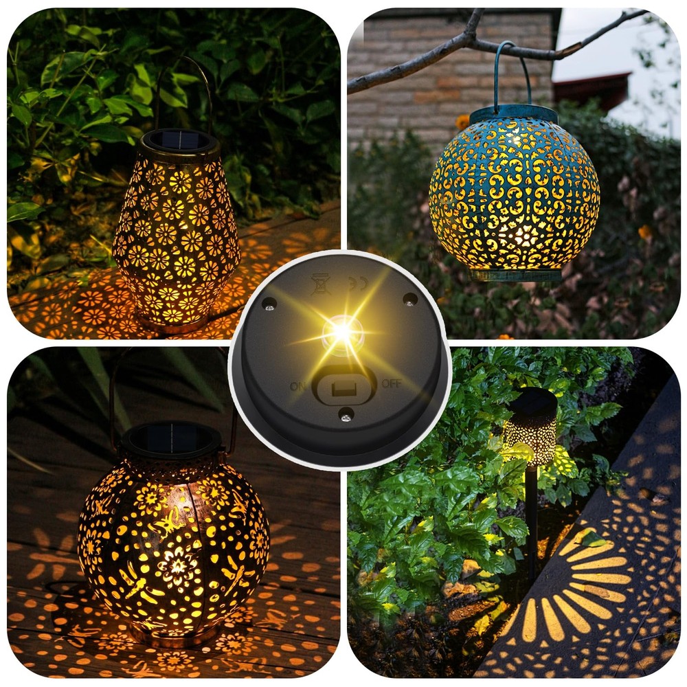 4 Pack Solar Light Replacement Top, 3.23inch-4p, Black