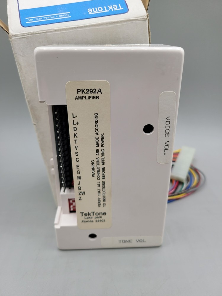 New TekTone Apartment Intercom Amplifier PK292A