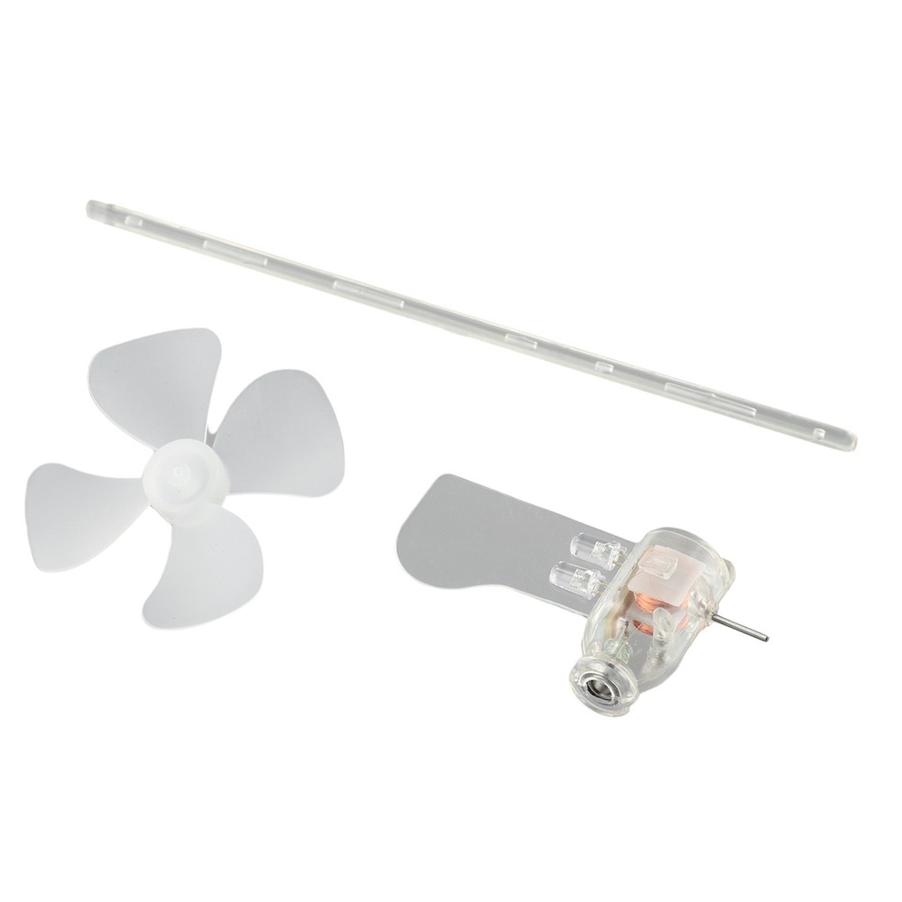 Wind Turbines LED Teaching Tools Model Plastic Smallest Template 1 Green LED
