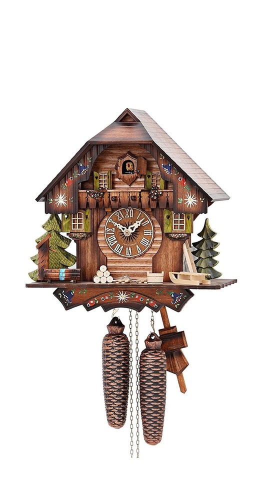 ISDD Cuckoo Clock Black Forest house KA 876 EX