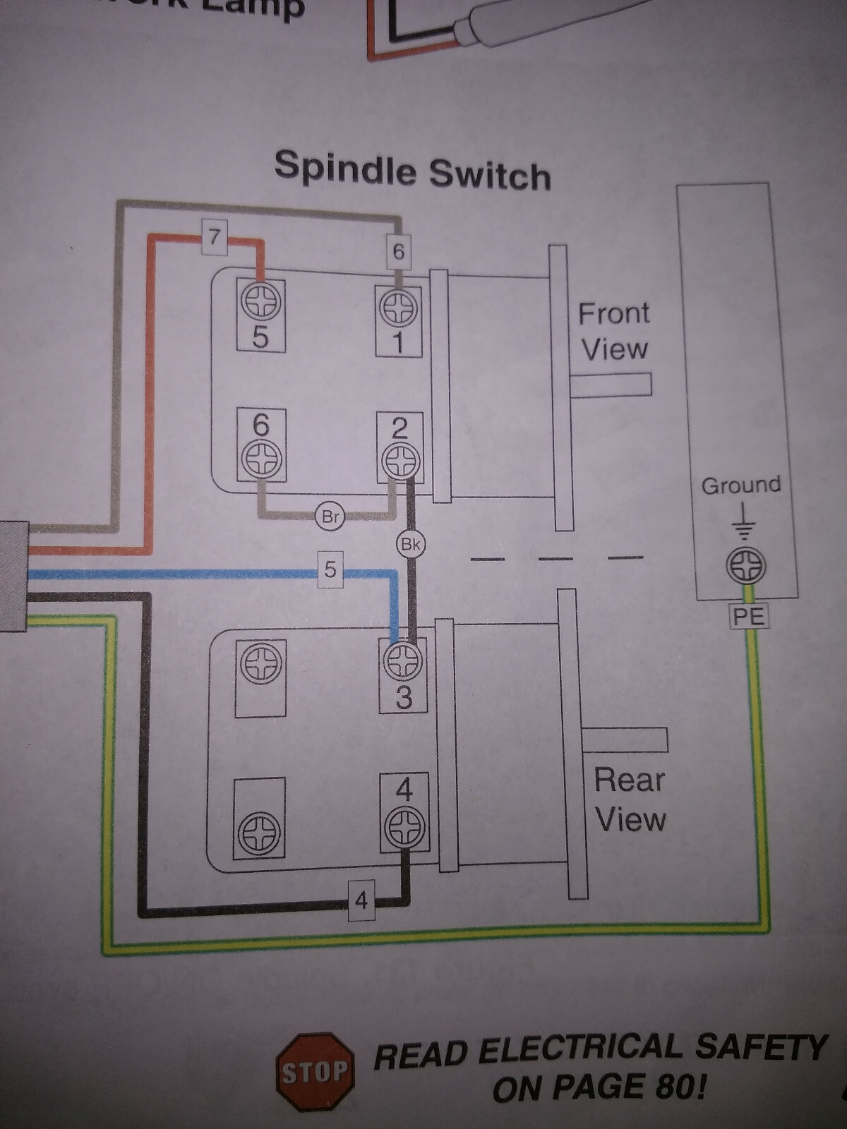 HZ5B-10/2 D009 Crossover, Reversing Lathe Replacement Spindle Switch