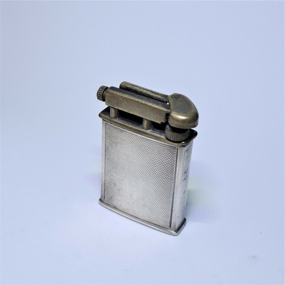 Parker Lighter, Silver Sleeve, Working Condition, Silversmith Workshop Piece,