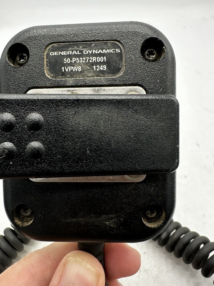 General Dynamics 50-P53272R001 Speaker Mic