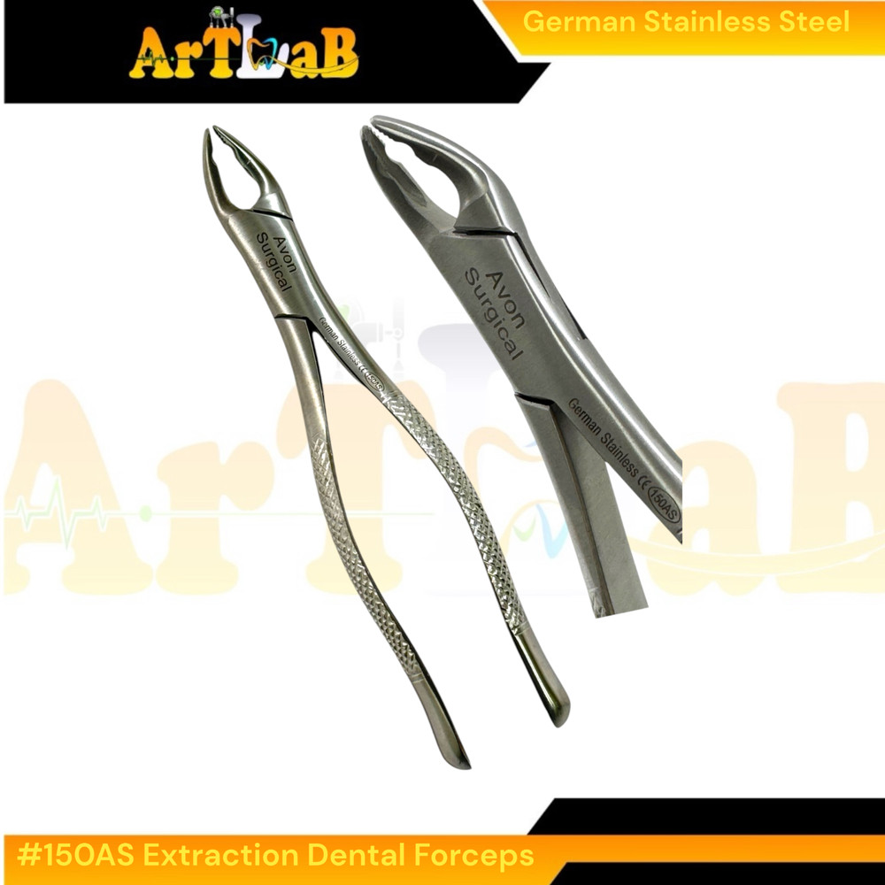 Split Beak Serrated Jaw Extraction Forceps #150AS Universal Upper Extrations