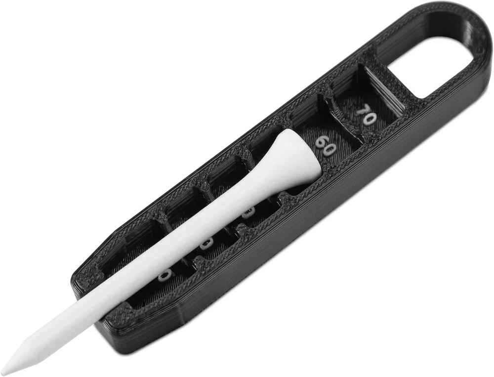 Golf Tee Height Adjuster – 6-Setting Plastic Tee Positioner & Training Aid 2:QTY
