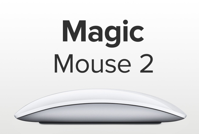 Apple Magic Mouse 2 (Lightning) - Multi-Touch Surface A1657 - Includes New Cable