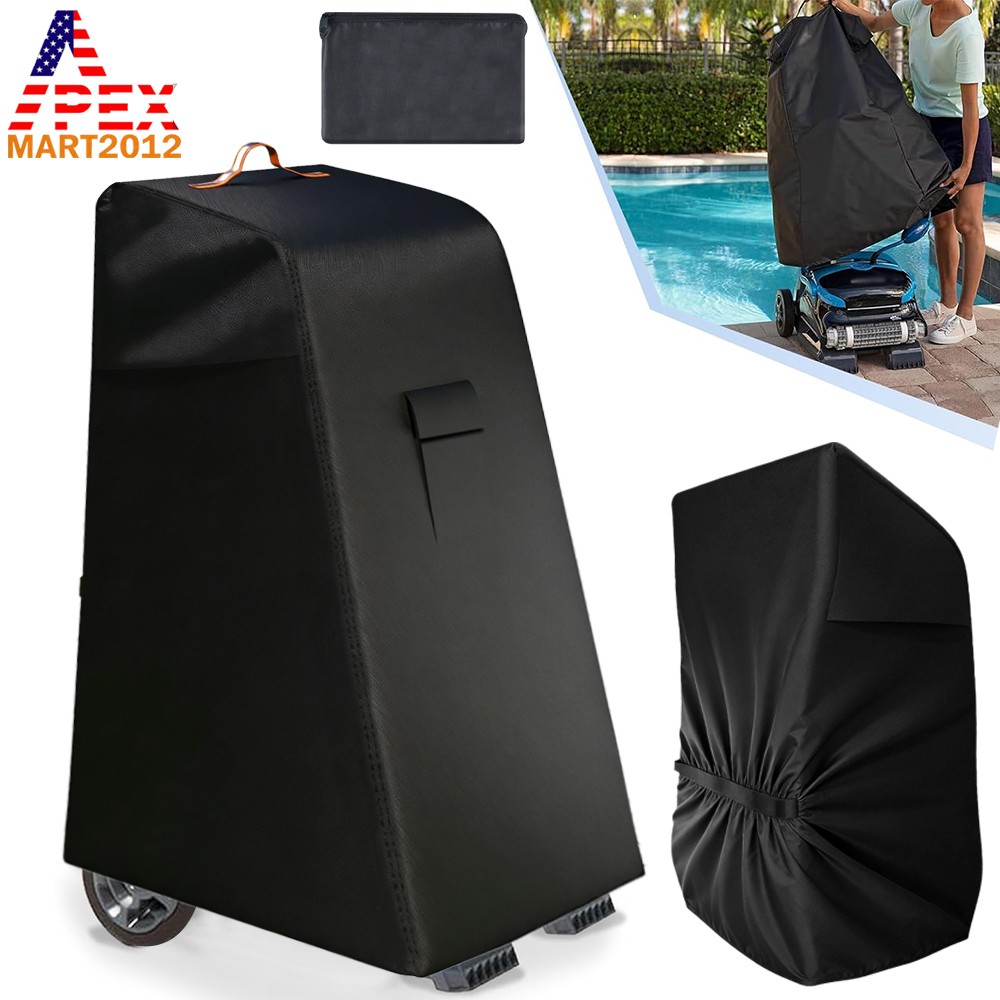 Robotic Pool Cleaner Caddy Cover Vacuum Protector Waterproof Windproof Sunproof
