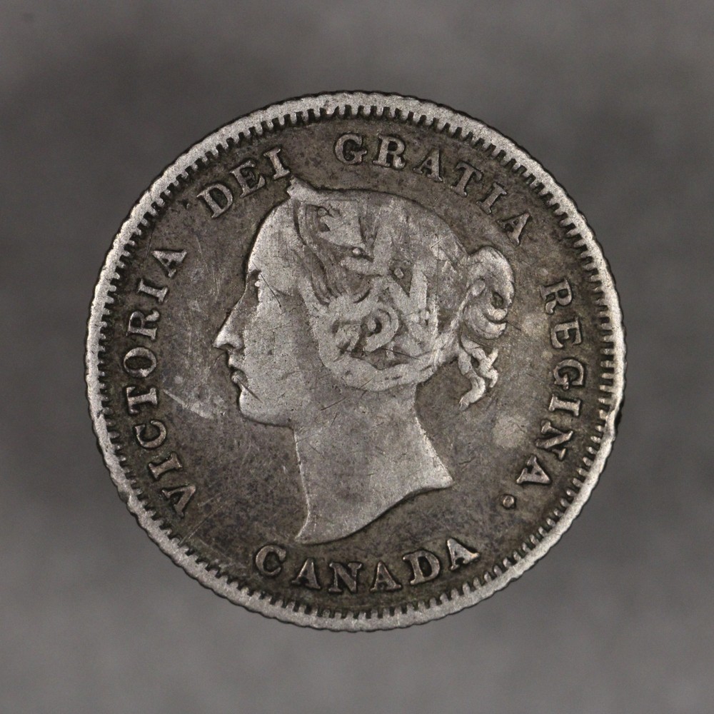 1882 H Canada Silver 5 Cents