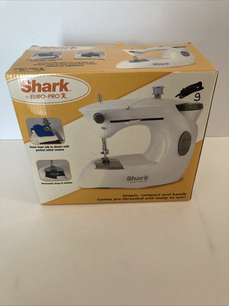 Shark Euro Pro x Portable Sewing Machine Model 998A Basic Works