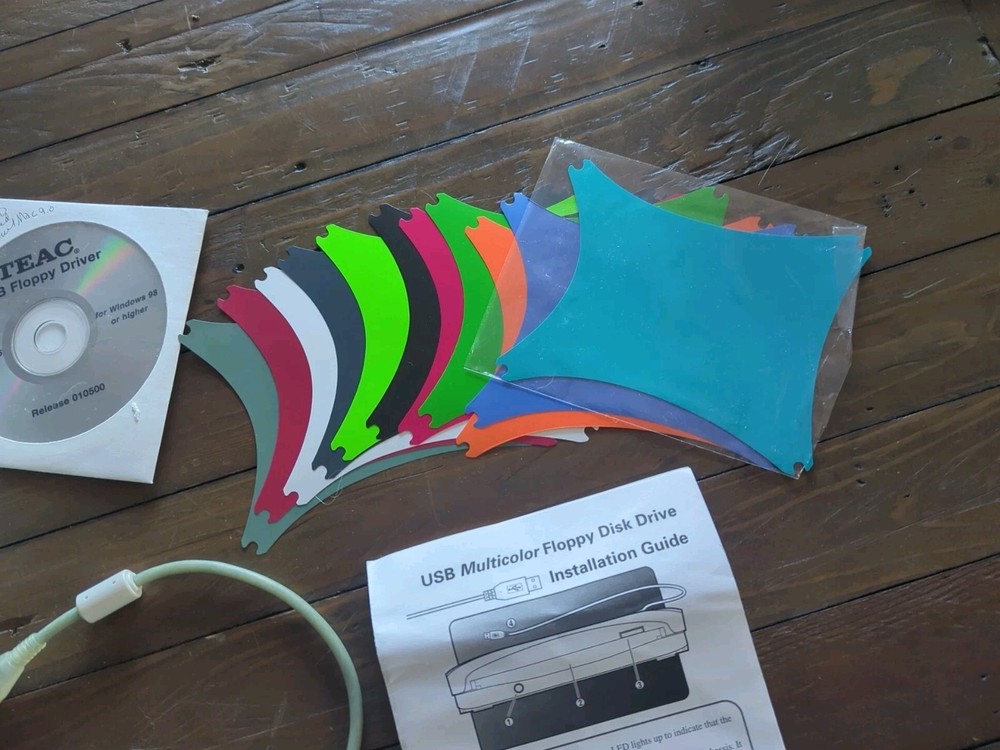 TEAC FD-05PUB External USB Floppy Drive PC OR MAC