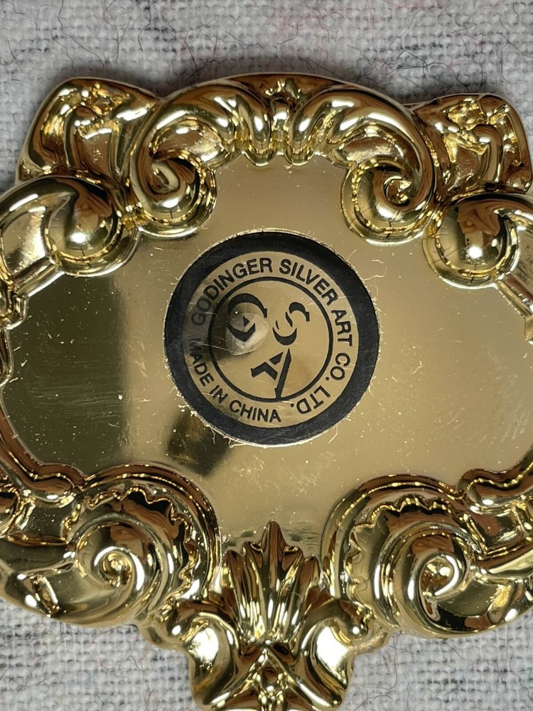 Miniature Teapot Tray Plate 2"