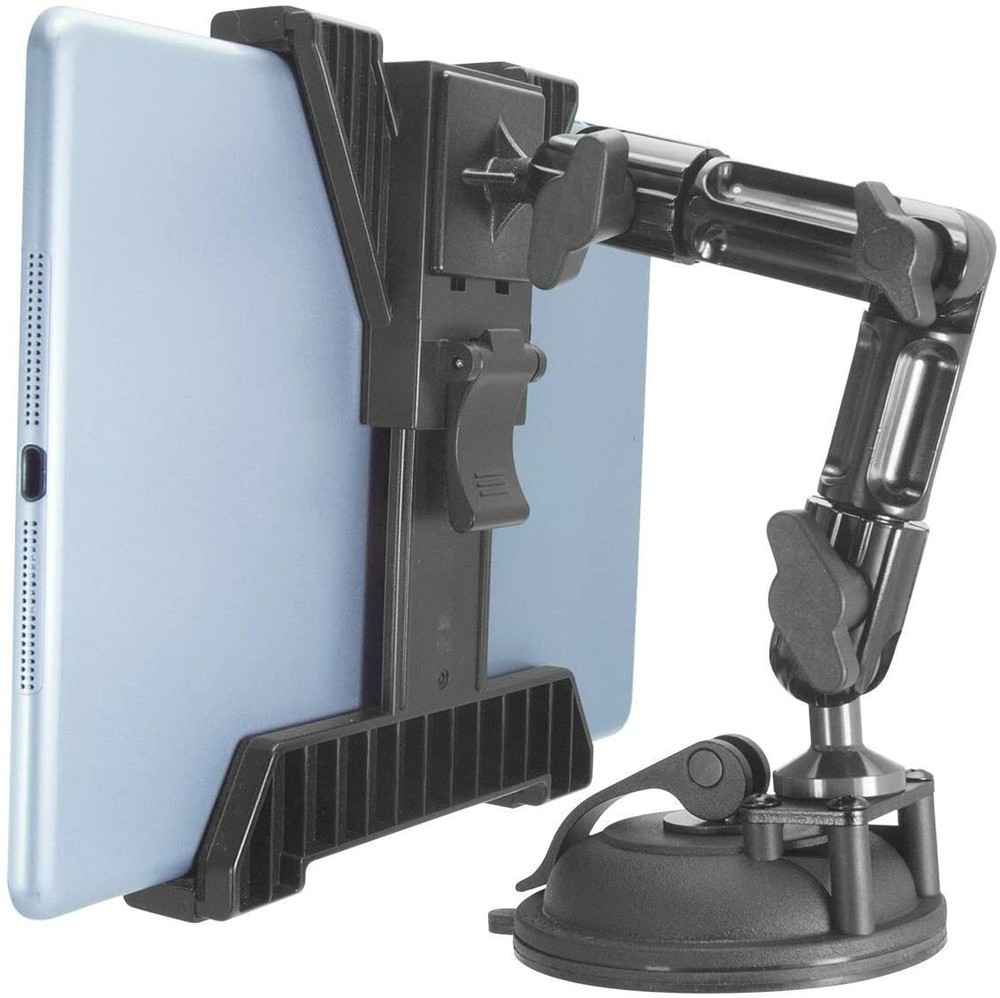iBOLT TabDock FixedPro 360 Suction- Heavy Duty Metal 8" Multi-Angle Suction Cup