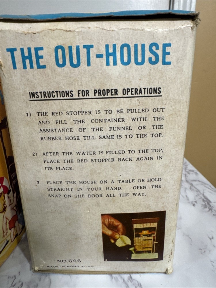 Outhouse bathroom Novelties(3) 2 Unopened!!