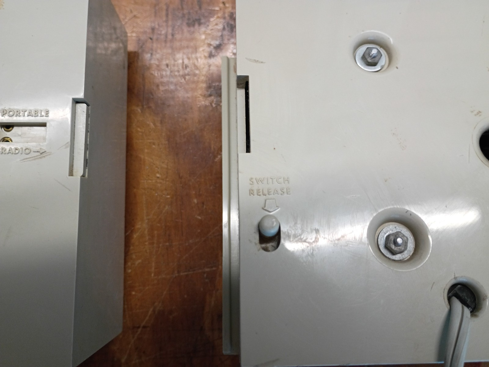 ✨RARE 1955 General Electric Model 680 Convertible Clock Radio - Parts Restore ✨