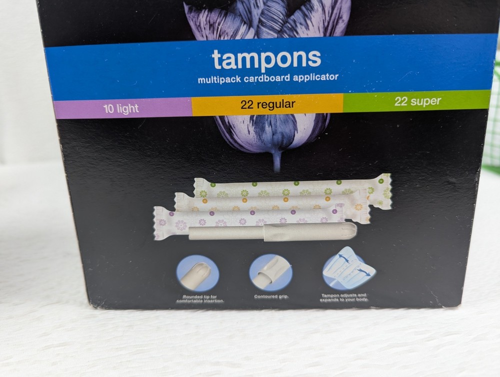 CVS Health - Plastic Tampons - Regular, Super, Light - 4 Boxes
