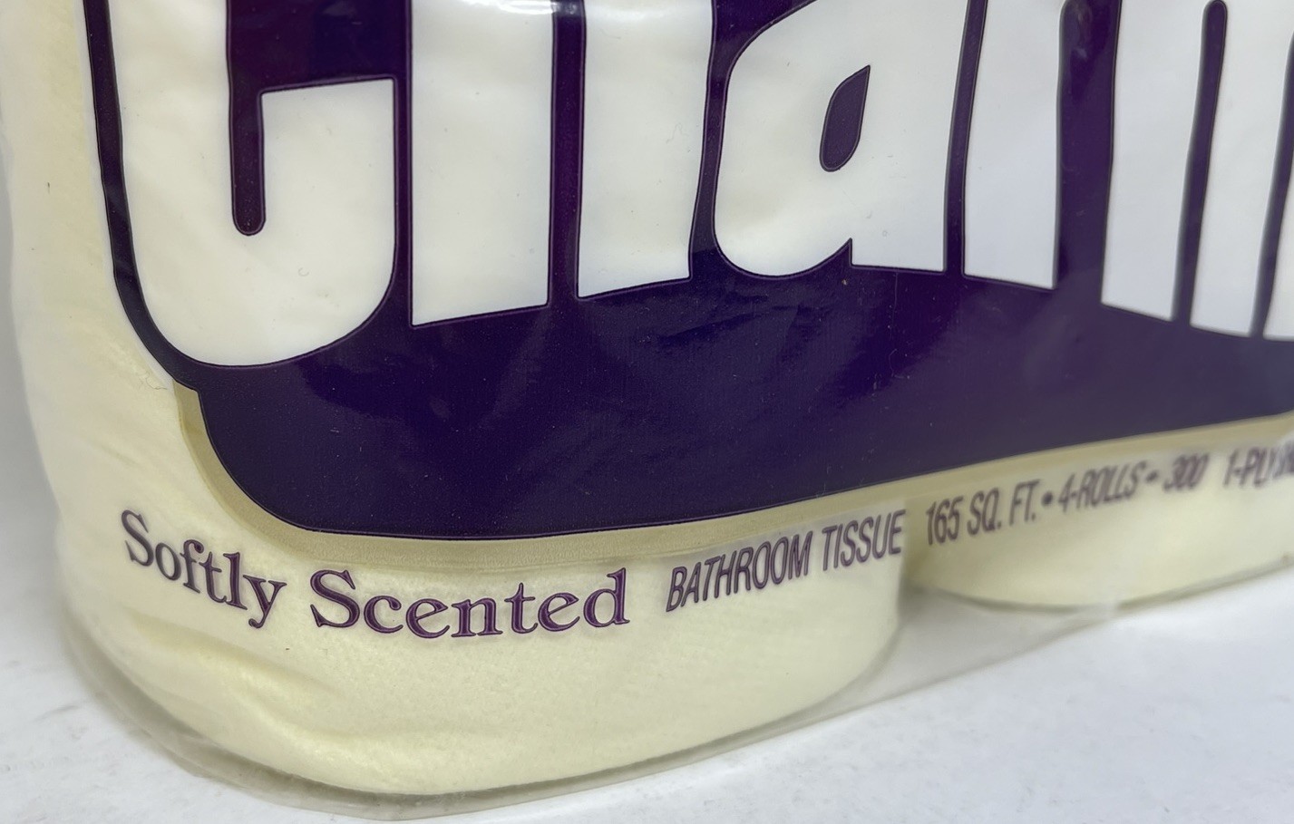 Vintage Charmin Squeezable Soft Toilet Paper Bath Tissue Movie Prop 1980s Yellow