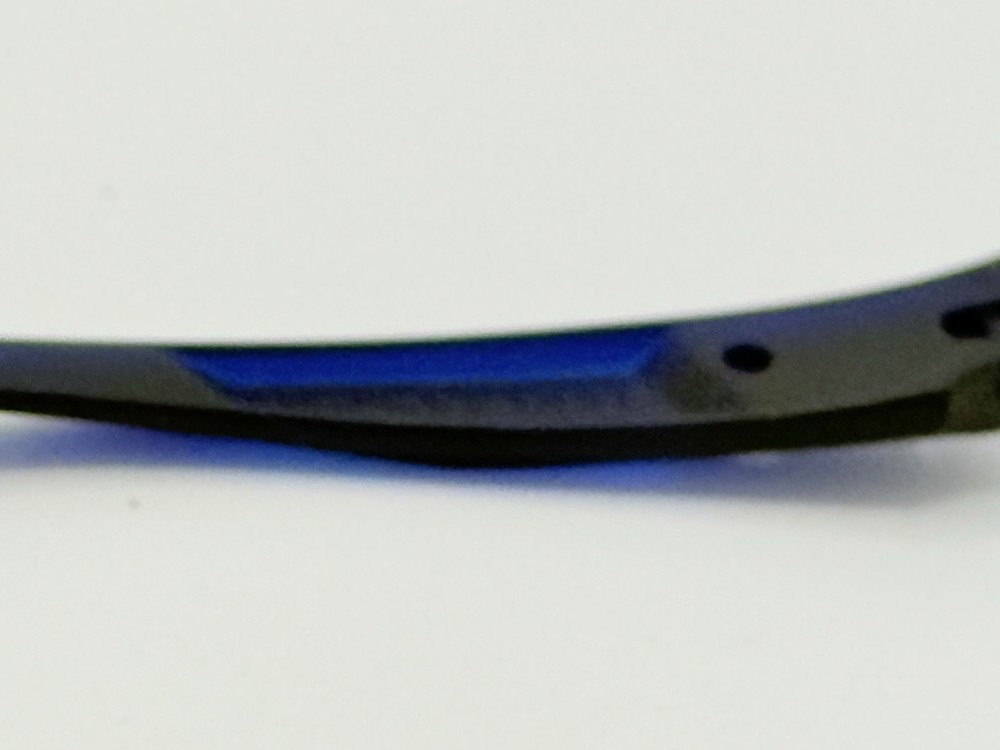 OAKLEY SPLIT SHOT SUNGLASSES REPLACEMENT TRANSLUCENT BLUE LEFT TEMPLE ARM BARE