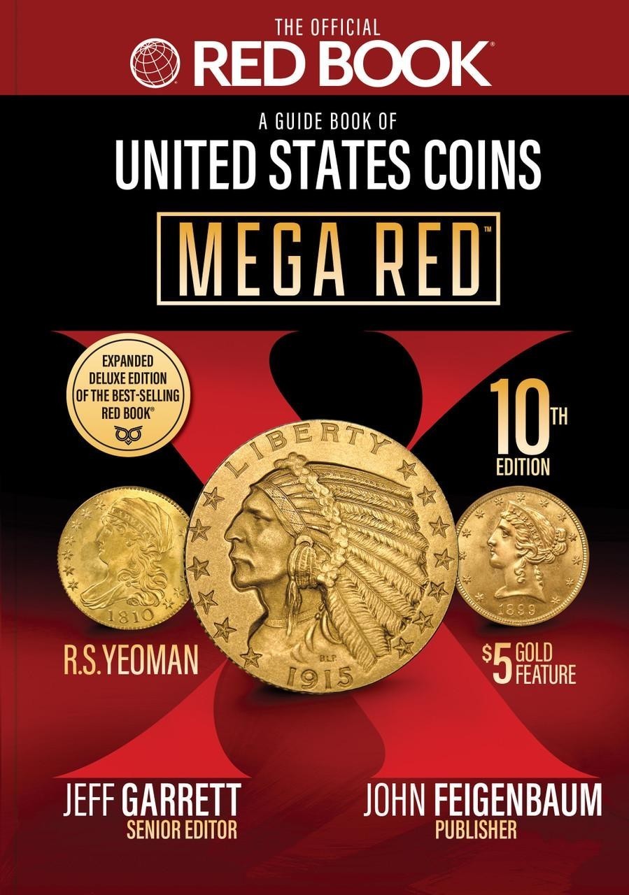 New 2026 Mega Red Book For United States Coins Expanded Guide Whitman Catalog 10